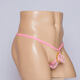 
Men's suspender collar underwear European and American men's thong lace bag without taking off underwear Black All size