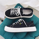 Xiao Xueling canvas shoes men's 2024 spring new men's shoes Korean version Harajuku trendy shoes student casual shoes canvas shoes men's board shoes black 43 (265mm)