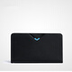 WILLIAMPOLO Emperor Paul Men's Card Bag Ultra-thin Multi-Card Large Capacity Card Clip Men's Business Bank Card Case Trendy Black Cross Pattern