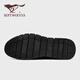 Shoes de cuero casual de siete lobo zapatos para hombres Summer NUEVO estilo Avalte Bollow Bollow Sode Mesh Mesh Caza sin deslizamiento Ligeros Ligeros zapatos casuales Men's Black [Tamaño de zapato de cuero estándar] 41