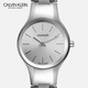 CK卡文克莱（Calvin Klein）Simplicity系列手表 简约时分针灰盘钢带女表 石英表 K4323185