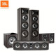 
JBL STUDIO 698 Home Theater Audio Set Home Speaker Wooden HIFI Floor-standing Dual 8-inch Bass Unit Living Room Professional Cinema 698 Dark Wood + 3800 Power Amplifier