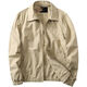 Ranwei Ferre American Casual Jacket Jacket Men's Men's Men's Spring and Automne Thin Style d'âge moyen et jeunes vêtements de travail polyvalents Simple Top Top Military Green-13068 XL Recommandé 140-160jin [Jin est égal à 0,5 kg]
