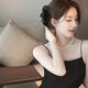 向晚发夹发卡蝴蝶结抓夹女后脑勺盘发发抓头发夹子发夹鲨鱼夹七夕礼物