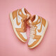 
Nike aj men's shoes and women's shoes Air Jordan 1 High OG high top aj1 retro trendy casual basketball shoes FN6622-201/brown 35.5