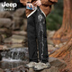 JEEP SPIRIT outdoor new casual pants men's pants waterproof mountaineering pants overalls K19 military green XL