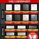 德力西（DELIXI）CD691星空灰色118型带开关插座墙开面板大板二位小号家用联排电源 十孔（10孔联排二插原六孔6孔） 官网长方形哑光装饰全屋室内套餐