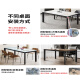 XMSJCHENGJIA Plaza de roca Soporte de losa de losa de roca Mesa Mesa de mármol Pats Ceramic Tile Feet Base de mesa de madera simple sin haz medio adecuado para 14070 mesa de pie recto negro
