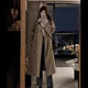 St. Paul's khaki trench coat women's spring and autumn women's 2025 new small Korean style autumn coat mid-length khaki trench coat M size