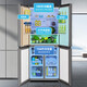 Midea Refrigerator 572L Double Door Large Capacity Double Door Frequency Converter Level 1 Energy Saving Frost-free and Pure Odor Home Refrigerator produced by Midea Hualing 406L Level 1 Energy Efficiency Air-cooled Frost-free