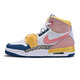 Nike (Nike) Chaussures officielles des navires de navire Air Jordan (GS) AJ312 Cherry Blossom Pink Women's Women's Casual High-Top Basketball Chaussures FD9909-161 36 225 mm