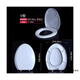 Tapa del inodoro Dongpeng W1161/W1171/W1181/W1191/W1351/W1391/6001/6011 El material de formaldehído espesado en forma de V no produce