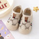 Little lamb Dudu baby toddler shoes soft sole non-slip 6 months old 1-3 years old boys and girls shoes breathable and cannot lose shoes baby anti-kick socks shoes khaki (cloth bear) inner length 14.5cm