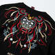 2024 T-shirt de coton pur à la mode pur et à manches courtes à manches courtes de style chinois pour hommes de style chinois PHOENIX BROIDEMBRÉE À LA SIME DE LA SIMEAGE DE LA SIME DE LA SIMEAGE 681 (155-170jin [Jin est égal à 0,5 kg]))).