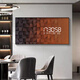 Peinture d'horloge, Luxury Luxury Square Metter Box Decoration Painting 2025 Nouveau Style Interrupteur Boîte Boîte horloge Murau d'horloge Vivre et salle à manger Couverture DQ4839 [Radar LED Type de haut en haut] 31 pouces 80 * 40cm [Peut couvrir 70 * 30]