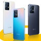 iqoou5 vivo teléfono móvil 5G Conexión de red completa Qualcomm Snapdragon 695 Chip 120Hz Pantalla de carreras 5000mAh Batería grande Silver White White 4GB+128 GB [9 Nuevo] Ligeramente utilizado