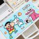 Clcey Long Mouse Pad Crayon Shin-Shirt Super Large Computer Desk Pad Hochwertige Tastaturpolster schmutzresistente und waschbare Schüler GL-302/Schienbein-Schiene-Shirt 100 cm*50 cm Dicke 3mm