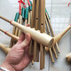 Народной музыкальный инструмент, Lusheng Guizhou Yunnan Miao Lusheng Medium Six-Tube шеститоночный шестицветный шестицветный шестицветный и старшие ученики средней школы, чтобы играть музыку. Учащиеся средней и средней школы, чтобы играть 63*30 см.