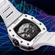 
BONEST GATTI watch birthday gift for boyfriend German mechanical watch fully automatic hollow carbon fiber wine barrel men's watch explorer BG9906-A1 Aurora carbon purple carbon fiber