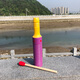 Children's percussion instrument Single ringer Colorful grooved single ringer Kindergarten instrument toy Wooden ringer toy Orff world (Orff world) Red single ringer