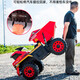 Hand in hand two-seater children's car electric dump four-wheel toy car can sit a person remote control male and female off-road vehicle engineering vehicle yellow four-wheel drive + electric dump + leather seat + swing