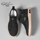 Satchi Casual Shoes Herrenschuhe 2025 Sommer Neue atmungsaktive Sportbrettschuhe trendy vielseitige Business Canvas Schuhe Herrenschuhe Schwarz 41 [Lederschuhgröße]