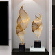 First sight of light luxury furnishings for the living room, office entrance cabinets, art metal furnishings, model room decorations, home crafts, Feng Sheng Shui Qi furnishings, a pair of marble models