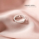 Lotus 925 silver ring women's tail ring little finger fashion personality simple trendy little finger single index finger small size - recommended tail ring wearing - open