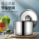 Jingbeier stainless steel seasoning jar kitchen seasoning cup round seasoning jar with lid 16cm flavor cup (without lid)