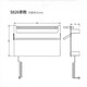 
Ouhong Electric Towel Rack Smart Graphene Heating Drying Bathroom Constant Temperature Bathroom Bath Towel Rack Disinfection and Sterilization S826-Gun Ash Flagship Model Right Outline