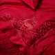 Leeland Home Textile haut de gamme des années 100 NOUVELLE broderie chinoise Dahong Liber de mariage en quatre parties Multi-pièces de litière de mariage Jinxiu Hongzhuang Four pièce de lit 1,8 / 2,0 mètres adapté à (220 * 240 cm de courtepointe)