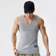 Lutielang Sports Fitness Vest Men's I-shaped Quick-drying Breathable Muscle Training Running Basketball Sleeveless Black XL