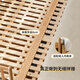 
Genji Wooden Children's Furniture Children's Bed Solid Wooden with Guardrail Splicing Bed Adjustable Home Large Bed Wide Bed Baby Multi-Function Small Bed 0.8 meters Children's Bed (with Guardrail) + Mattress