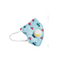 Masque anti-smog pour enfants Valve respiratoire KN95 Masque indépendant de protection à cinq couches en trois dimensions Enfants de 3 à 12 ans