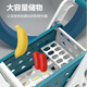 欣格购物车玩具宝宝小手推车儿童过家家水果切切乐厨房超市新年礼物 三层购物车（红）送25件配件套装 3-4-7十岁9送圣诞节新年春节礼物