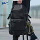 
Huili backpack men's large capacity travel backpack business casual trend computer bag junior high school high school college school school bag black [can hold 17.3 inch computer]