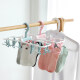 Accor travel hanger 12 clips foldable and portable socks underwear pants windproof rack newborn drying clip