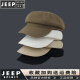 Jeep (JEEP) spring and autumn classic newsboy hat for men and women, solid color curved brim octagonal hat, fashionable and versatile literary dome beret, khaki M (56-58cm)