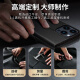 洽利适用苹果16手机壳 iPhone16Promax真皮翻盖防摔保护套带支架插卡位苹果16e全包壳商务男款 苹果16promax黑色【进口牛皮】全包防摔