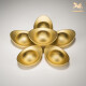 Kupfer Master <echte Goldbeschichtung feste Kupferzutaten> Wohnzimmer Desktop Kupferschmuck Home Dekoration Kunsthandwerk Geschenke Real Goldbeschichtung feste Kupferzutaten Große 6 Sets