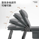 Nap-resistant folding bed single bed office nap artifact household portable camp bed simple lunch break multi-function lounge chair silent cotton linen style [reinforced square tube] 190*70cm