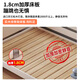 Liuge Volles Massivholzgarderobenbett integriertes Tatami-Jungen und Mädchen Kleine Wohnung Multifunktionales wirtschaftliches Einzelbett-Aufbewahrungsbett-Kleiderschrankbett + Matratze 1350 mm*2000mm