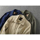 Ranwei Ferre American Casual Jacket Jacket Men's Men's Men's Spring and Automne Thin Style d'âge moyen et jeunes vêtements de travail polyvalents Simple Top Top Military Green-13068 XL Recommandé 140-160jin [Jin est égal à 0,5 kg]