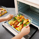 Phoenix tempered heat-resistant glass baking pan rectangular household double-ear oven steamed fish plate microwave suitable for square 2.3L