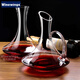 WINEWINGS household European creative red wine decanter crystal glass with handle wine divider with scale lead-free red wine divider red wine jug red wine bottle 1500ml wide mouth without handle