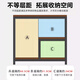 
Zhuobo tea table tea table side sofa table small table tea table tea cabinet storage rack CJ07 black wood grain