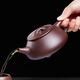 Zun Hu Yixing Zisha Pot Stone Scoop Teapot Handmade Tea Set Tea Maker Original Mineral Purple Clay Dajingzhou Stone Scoop Mid-Autumn Festival