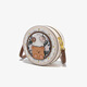 Bolso de mujer inteligente / ketch ck nuevo estilo 2023 bolso de hombro retro bolso cruzado de cuerpo de cuerpo alto regalo de cumpleaños redondo de gama alta para novia beige blanco