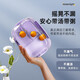 
Xinmeiya Microwave lunch box Student lunch box Separate lunch box Bento box Glass fresh box Insulation bag with lunch box Office worker Yanlan + tableware set-Sanpe 1050ml
