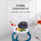 BABYPURE SHINE baby walker multi-function anti-overturning boy and girl baby walker can push toys walker grey dining plate mute wheel